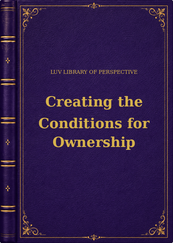 Creating the Conditions for Ownership book cover