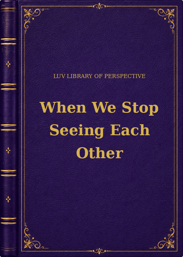 When We Stop Seeing Each Other book cover